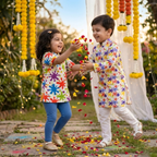 Joyful Colour Sibling Twinning Outfits | Pure Cotton