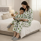 Avocado Twinning Nightsuit Set| Pure Cotton