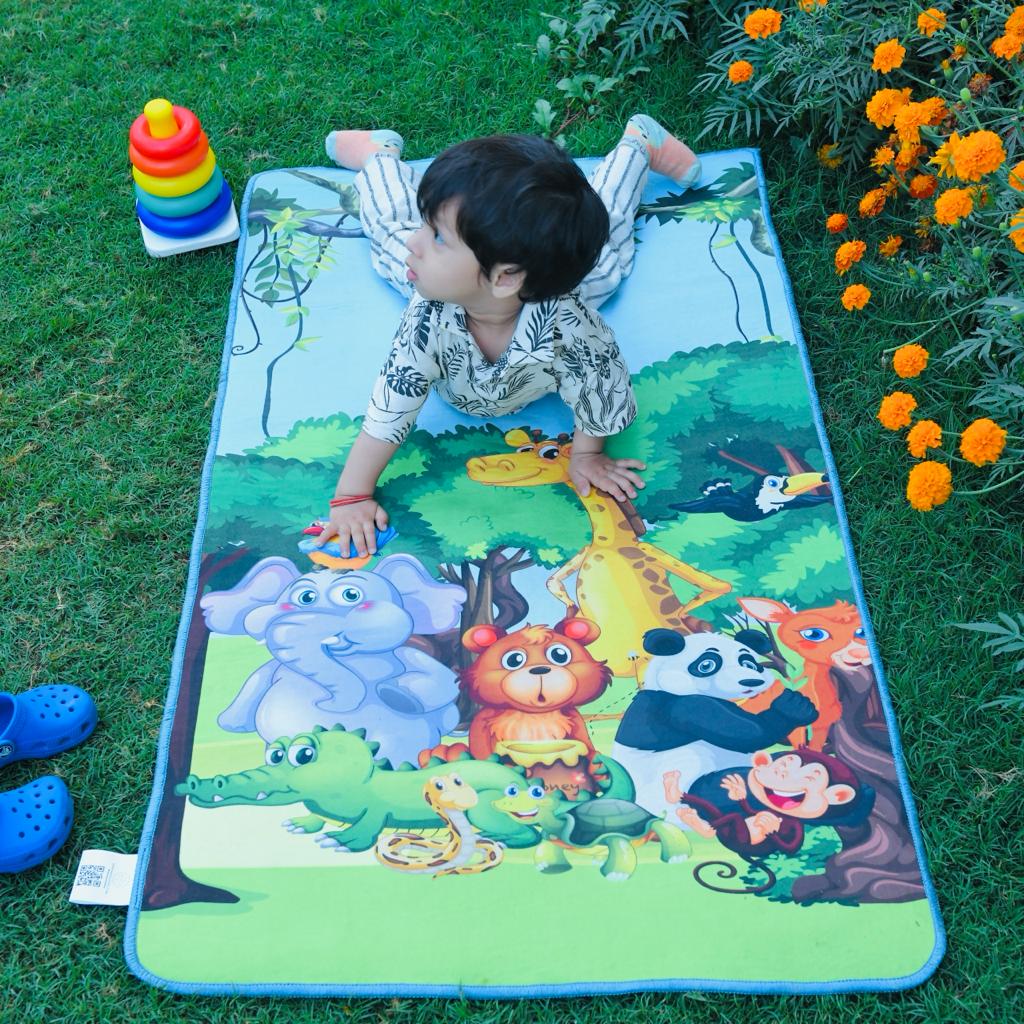 Kids Yoga Mat- Jungle Friends