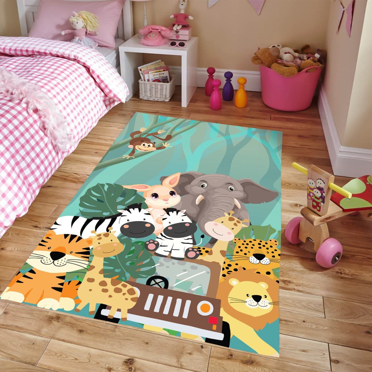 Kids Yoga Mat- Animal Safari