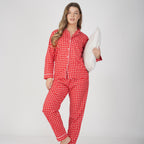 Merry Christmas| Adult Nightsuit Set| Pure Cotton