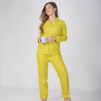Green Paradise| Adult Nightsuit Set| Pure Cotton