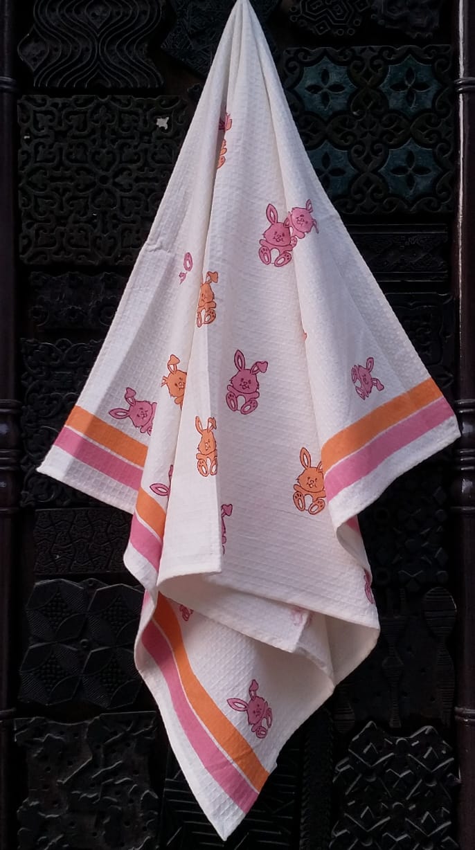 Bunny Rabbits Bath Towel