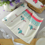 Blue Flamingo Bath Towel