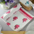 Pink Elephant Bath Towel