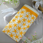 Yellow Stars Kids Bath Towel