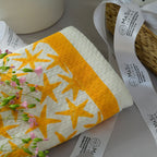Yellow Stars Kids Bath Towel