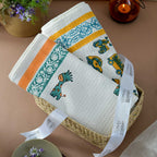 Vehicles & Giraffe Bath Towel- Set of 2