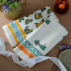 Vehicles & Giraffe Bath Towel- Set of 2